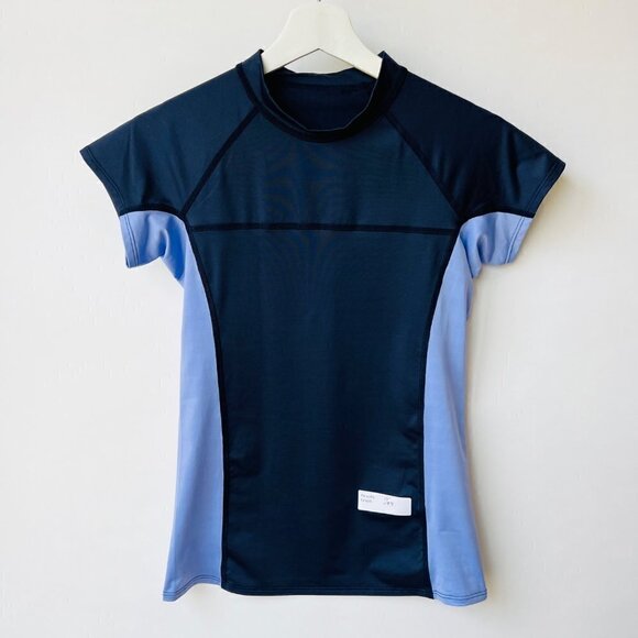 ❤️ Patagonia rash guard top in 2 tones blue size S A74 - Picture 3 of 9
